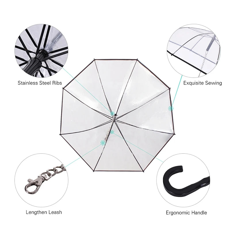 Transparent Pet Umbrella
