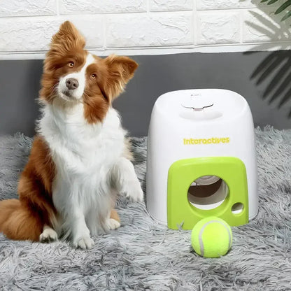2 In 1 Tennis Launcher Dog Toy