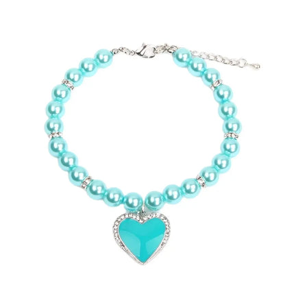 Dog Pearls Necklace Collar