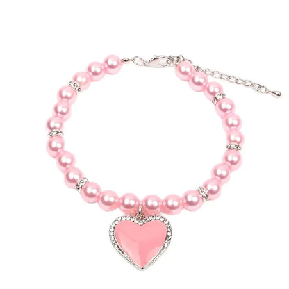 Dog Pearls Necklace Collar