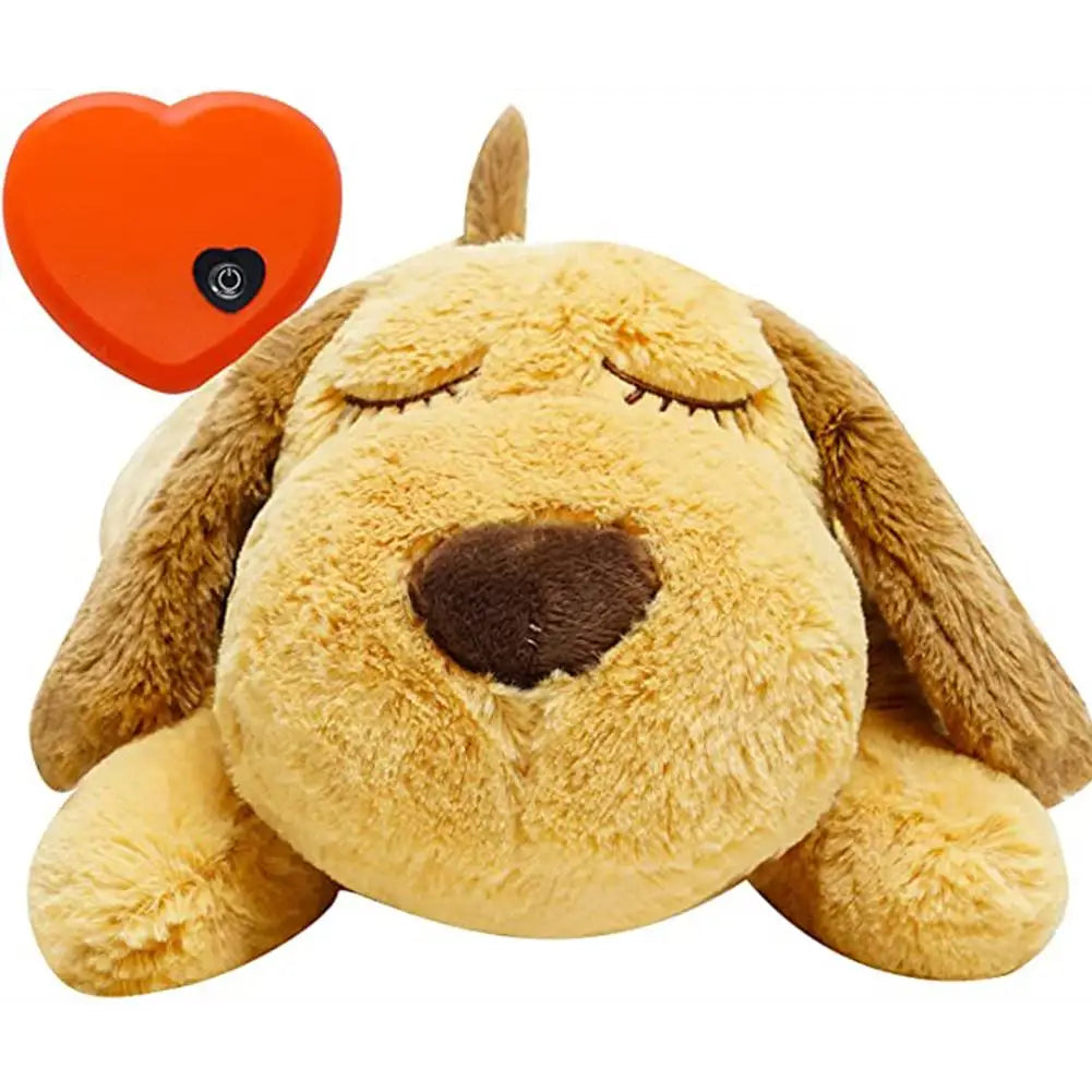 Dog Heartbeat Interactive Plush Toy