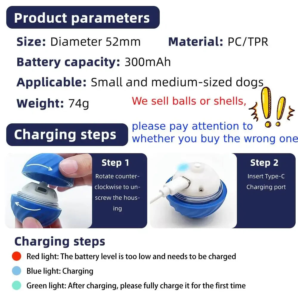 Pet Smart Jumping Rolling Ball