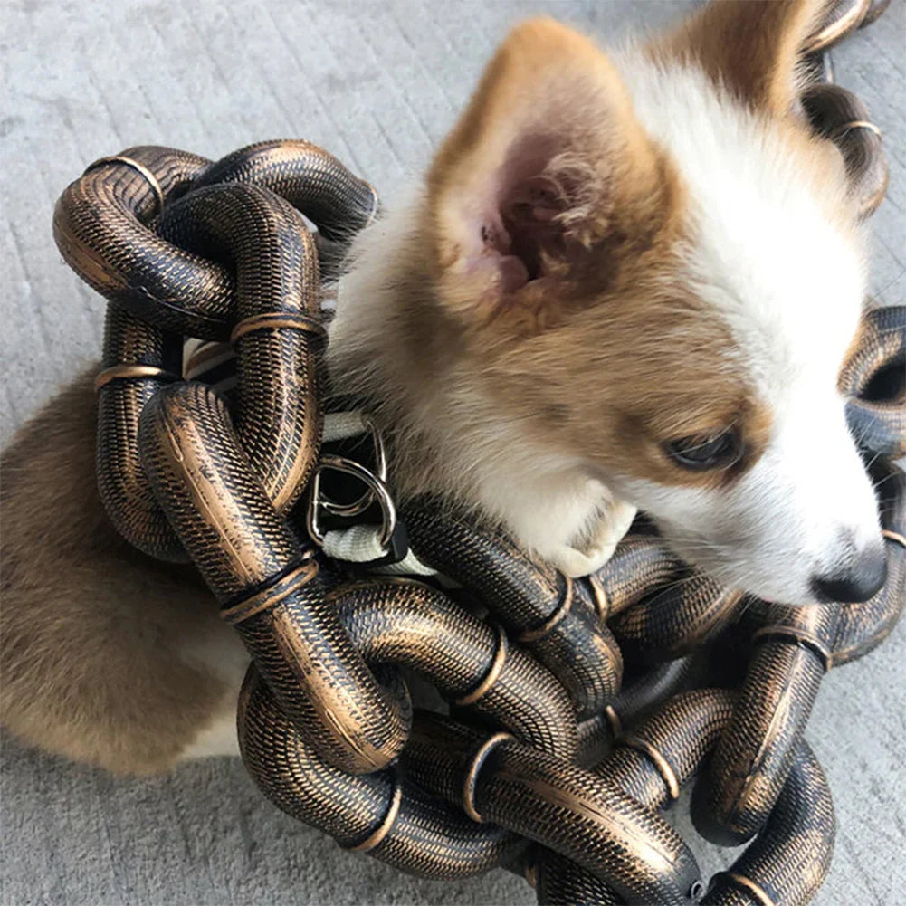 Dog Thick Plastic Traction Rope Leash
