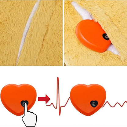 Dog Heartbeat Interactive Plush Toy