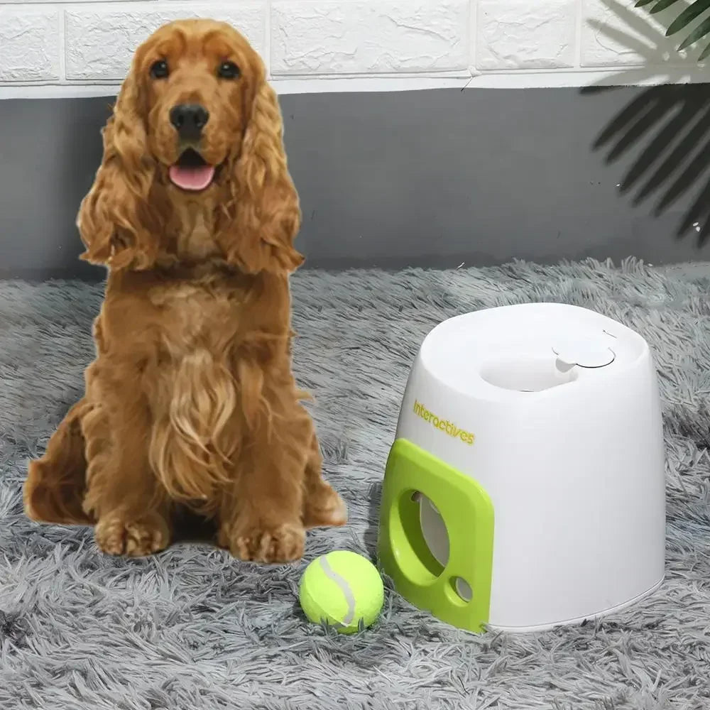 2 In 1 Tennis Launcher Dog Toy