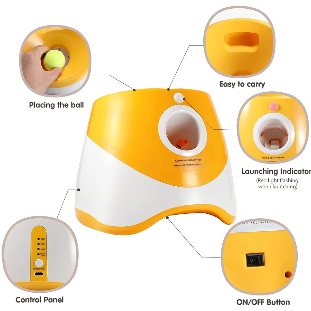 Automatic Dog Ball Launcher Toy