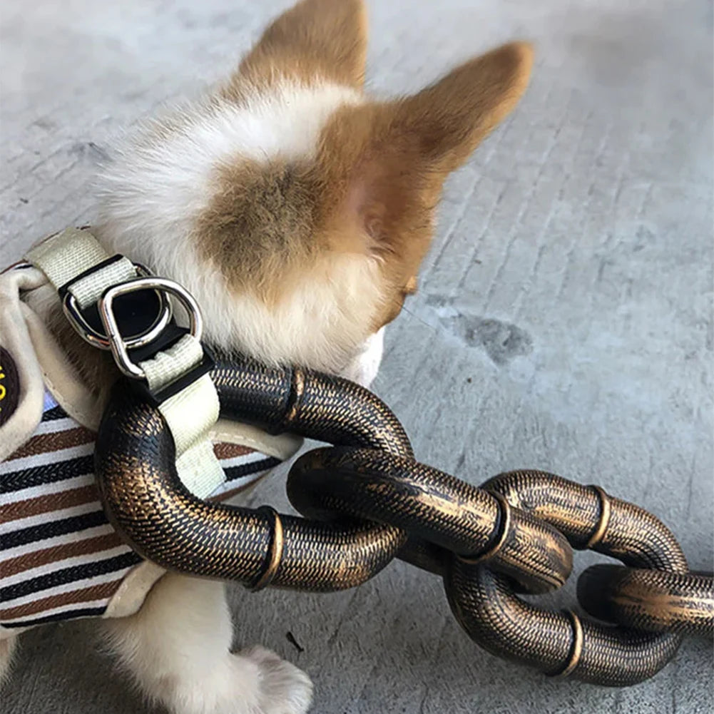 Dog Thick Plastic Traction Rope Leash